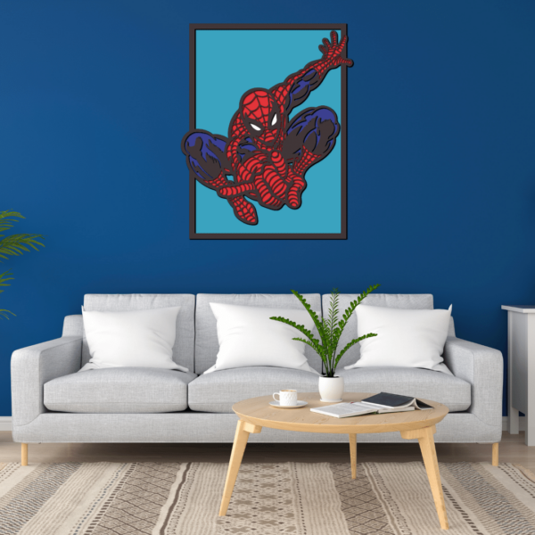 Spiderman Layered Design SVG Files for Cricut and Laser Cutting - Image 5