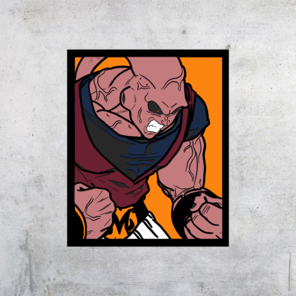 Majin Buu Layered Design Dragon Ball Files for Laser Cutting - Image 2