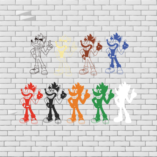 Crash Bandicoot Multilayer Design Files for Cutting - Image 4