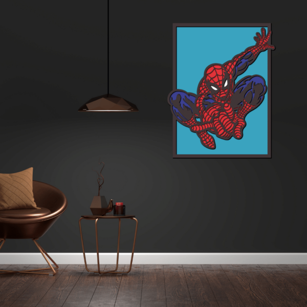 Spiderman Layered Design SVG Files for Cricut and Laser Cutting - Image 4