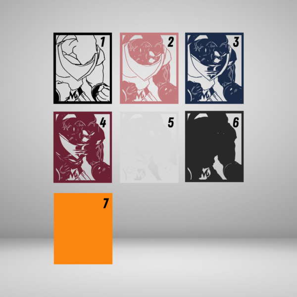 Majin Buu Layered Design Dragon Ball Files for Laser Cutting - Image 3