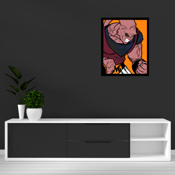Majin Buu Layered Design Dragon Ball Files for Laser Cutting - Image 4