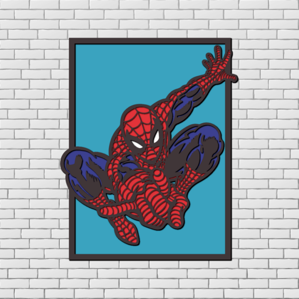 Spiderman Layered Design SVG Files for Cricut and Laser Cutting - Image 2