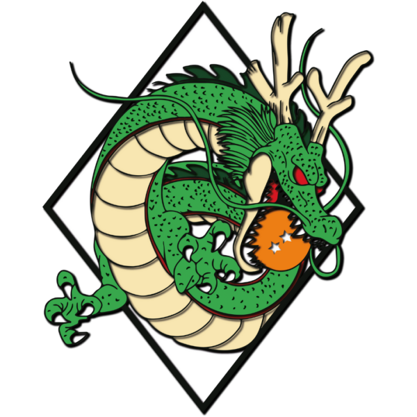 Shenron dragon layered design Dragon Ball eternal dragon cutting files SVG