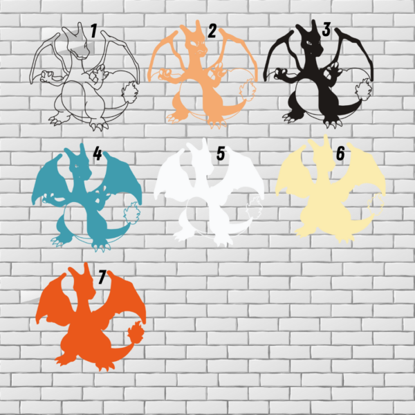 Charizard Layered Design Files for Cutting - Image 3