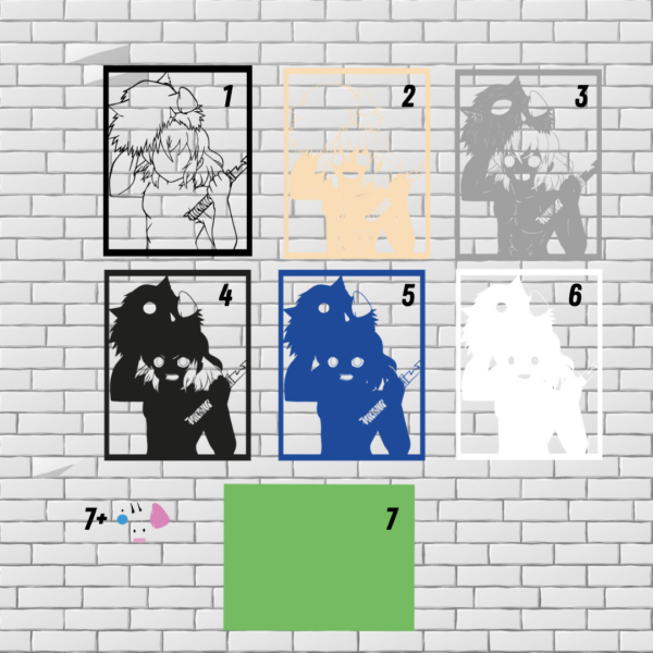 Inosuke Layered Design Files for Cutting - Image 5