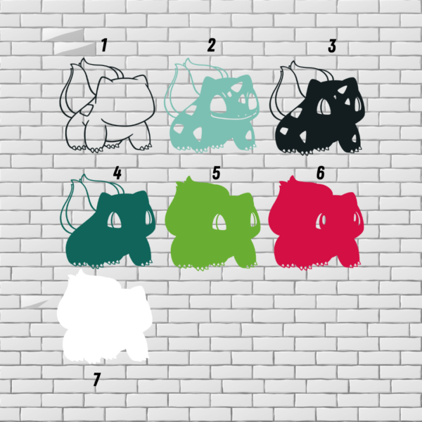 Bulbasaur Multilayer Design for Laser Cutting - Image 3