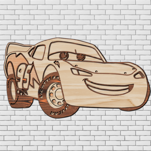 Lightning McQueen Multilayer Design Files for Cutting - Image 4