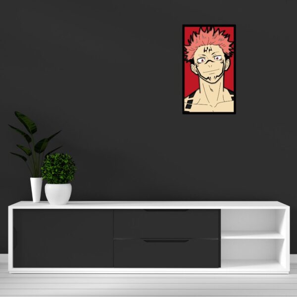 Sukuna Multilayer Design Files Jujutsu Kaisen Cutting Template - Image 4