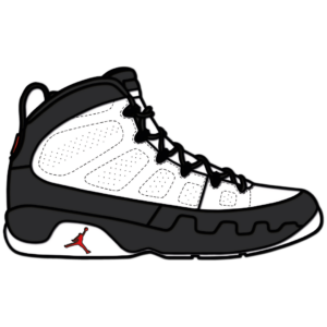 Air Jordan 9 – Layered Design for cutting wood and paper