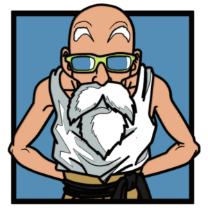 Master Roshi multilayer design Dragon Ball cutting template laser wood