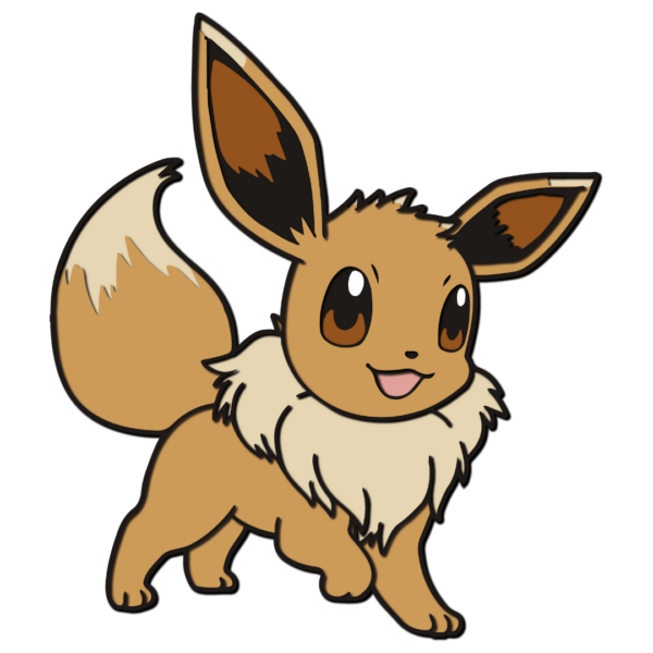 Eevee layered design Pokemon cutting template laser wood files