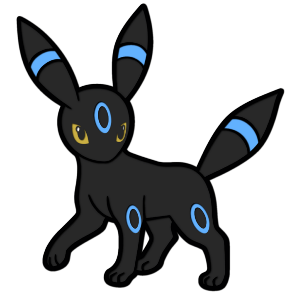 Umbreon layered design Pokemon cutting file laser wood paper