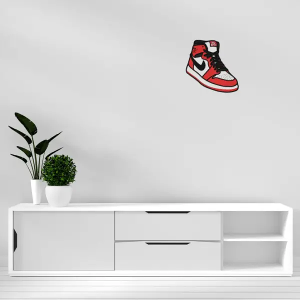 Air Jordan 1 Chicago Layered Design for Wood Cutting - Image 4