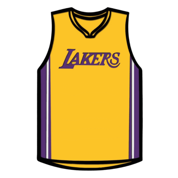 Lakers Jersey SVG cutting files multilayer design basketball wood paper cake topper